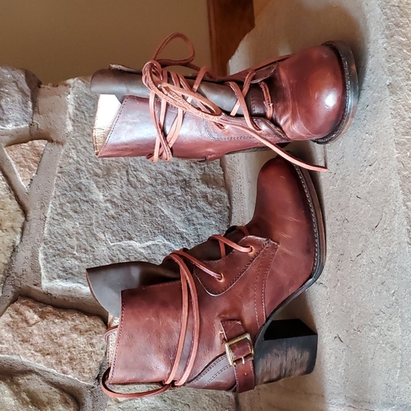 Freebird by Steven Billy booties, cognac, size 6 - Picture 6 of 7